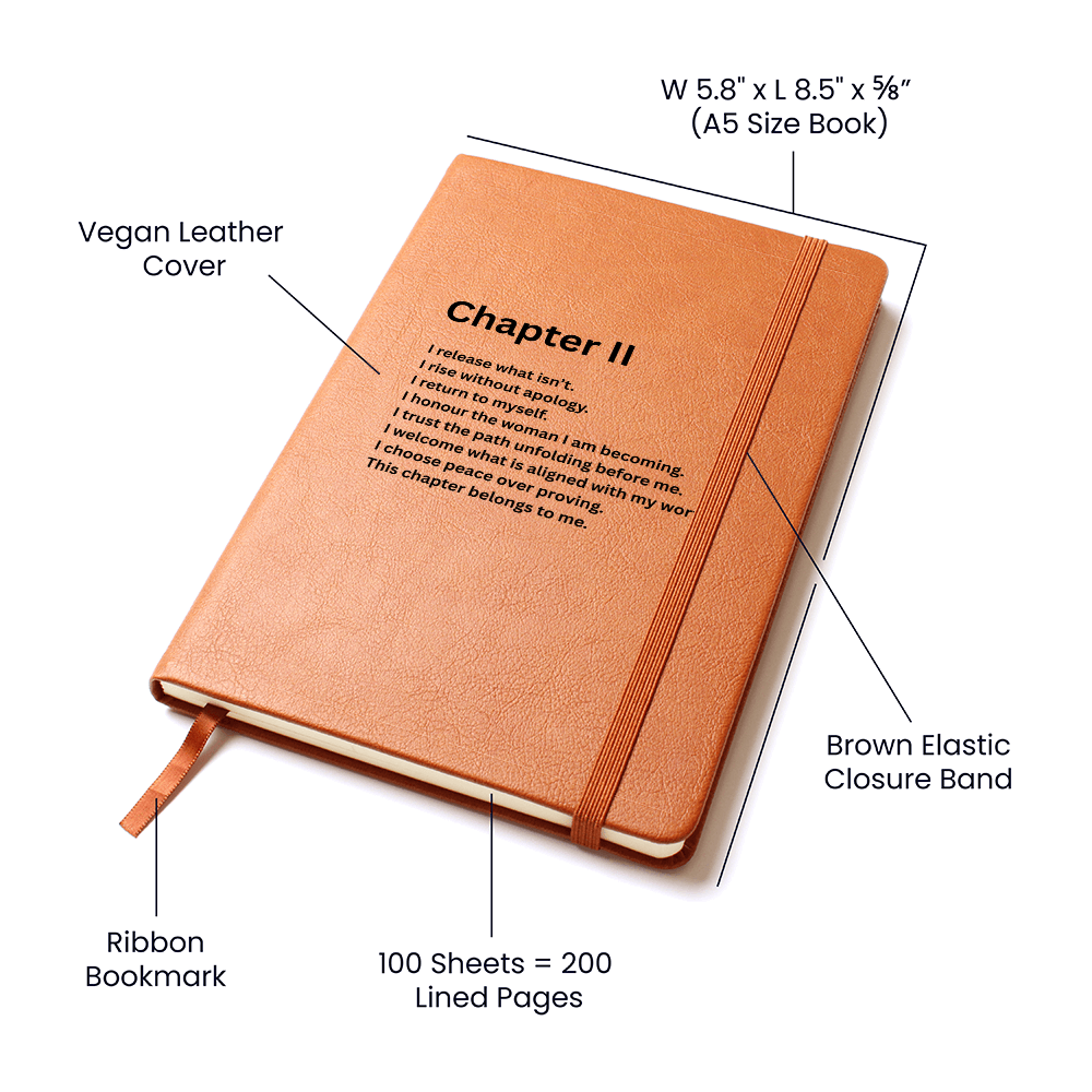 Chapter II - Vegan Leather Journal