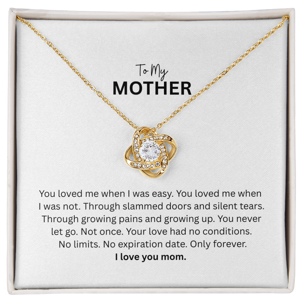Love Knot Necklace – A Mother & Child Bond