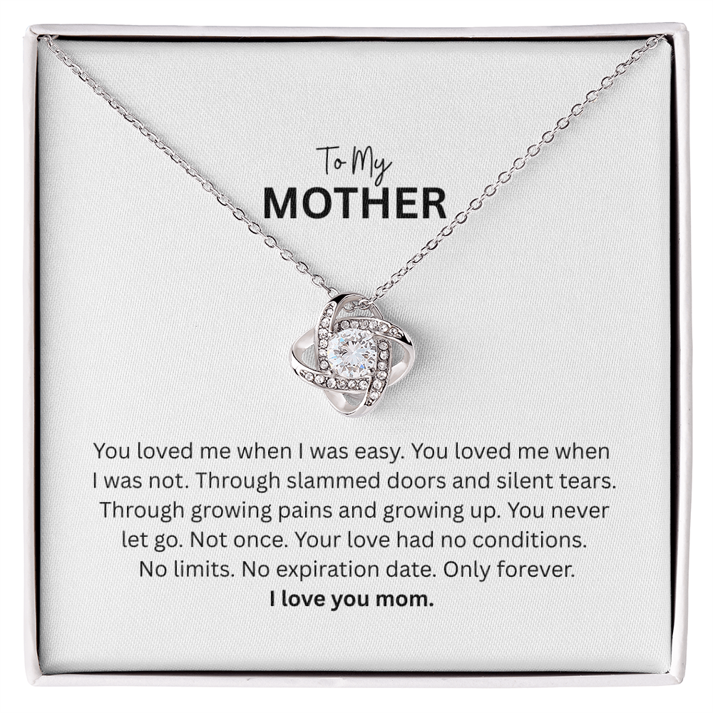 Love Knot Necklace – A Mother & Child Bond