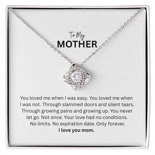 Love Knot Necklace – A Mother & Child Bond
