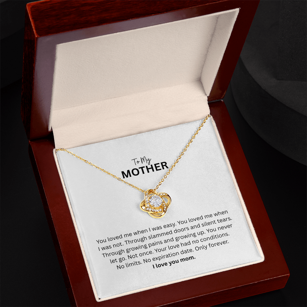 Love Knot Necklace – A Mother & Child Bond