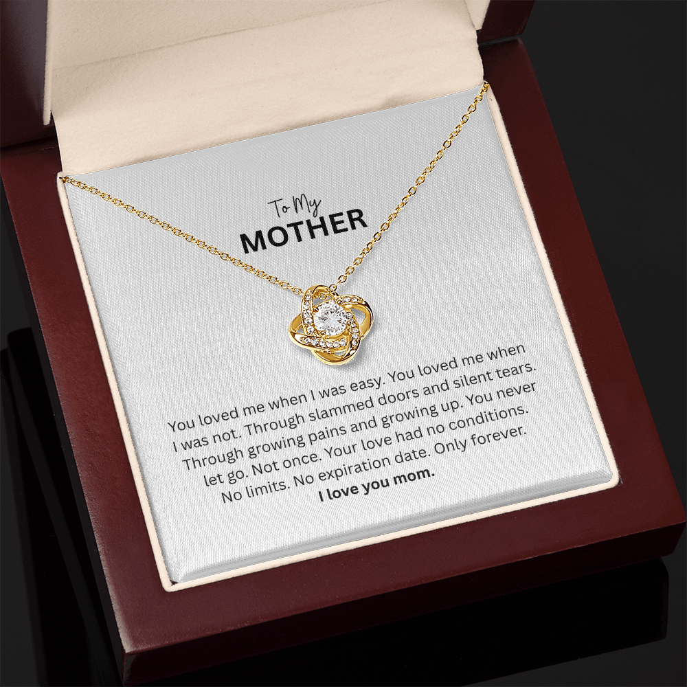 Love Knot Necklace – A Mother & Child Bond