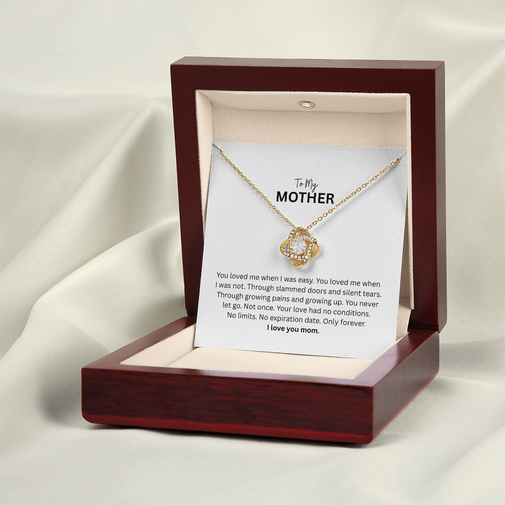 Love Knot Necklace – A Mother & Child Bond