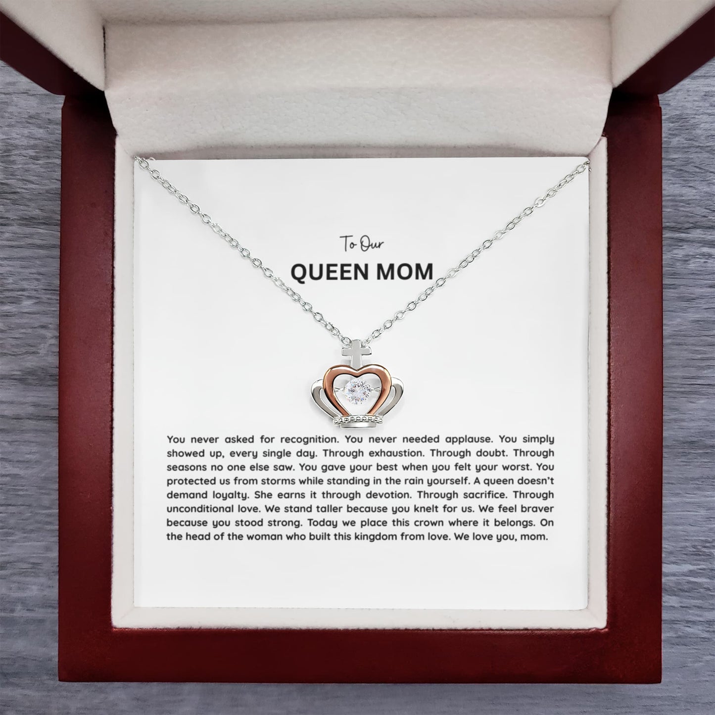 Queen Mom - Crown Necklace 3