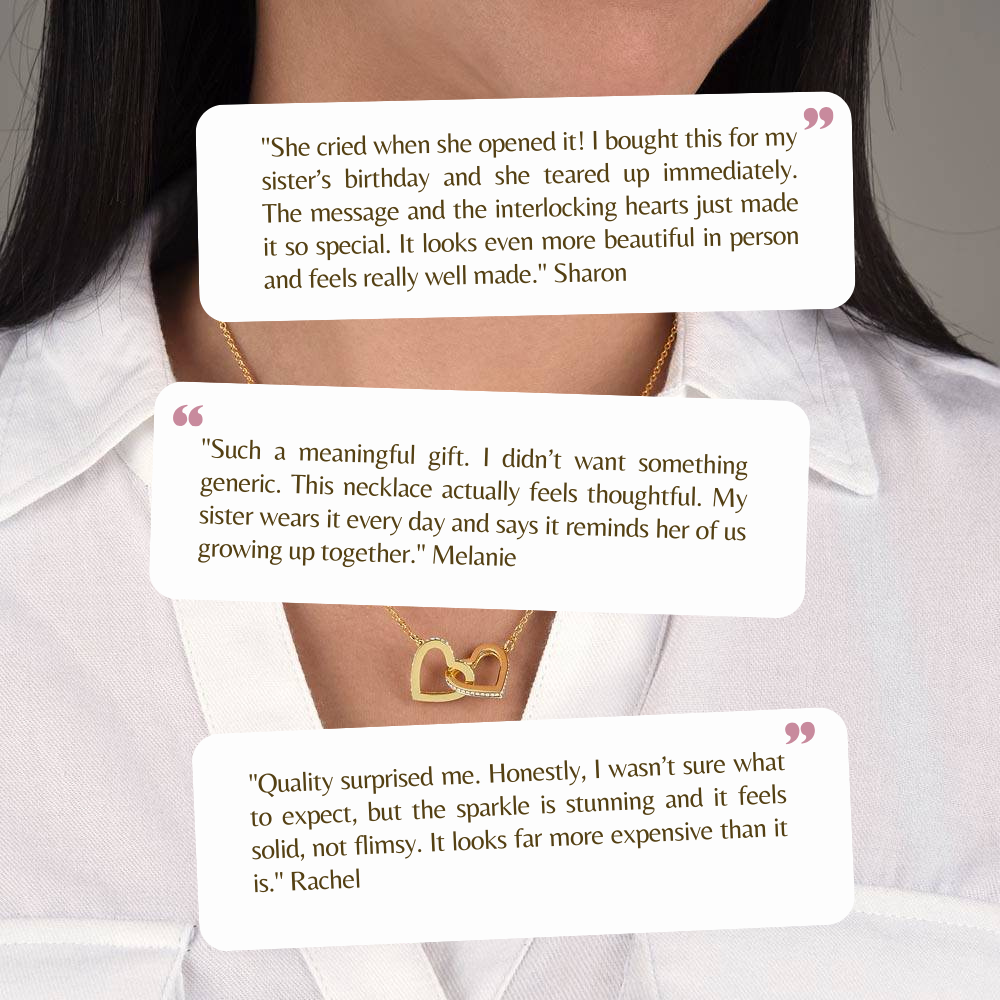 Endlessly Linked – Sister Keepsake Necklace